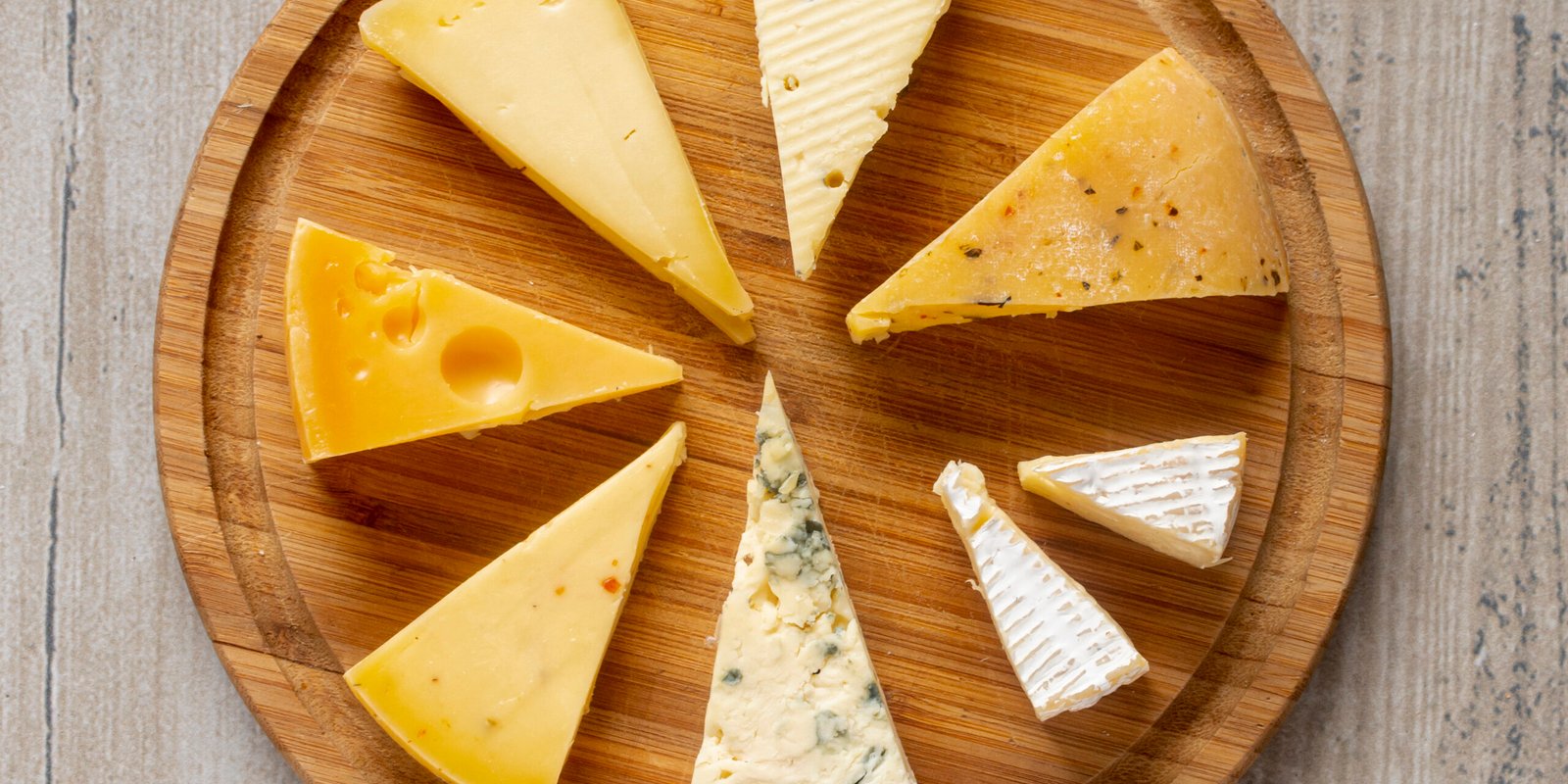 top-view-slices-cheese-table
